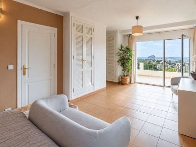 Slaapkamer met terras