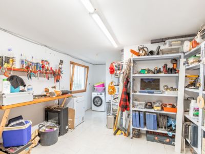 Werkplaats en wasruimte