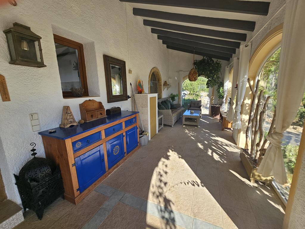 Beglaasde veranda