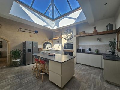 Keuken met dakraam