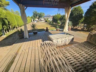 Pergola in de tuin