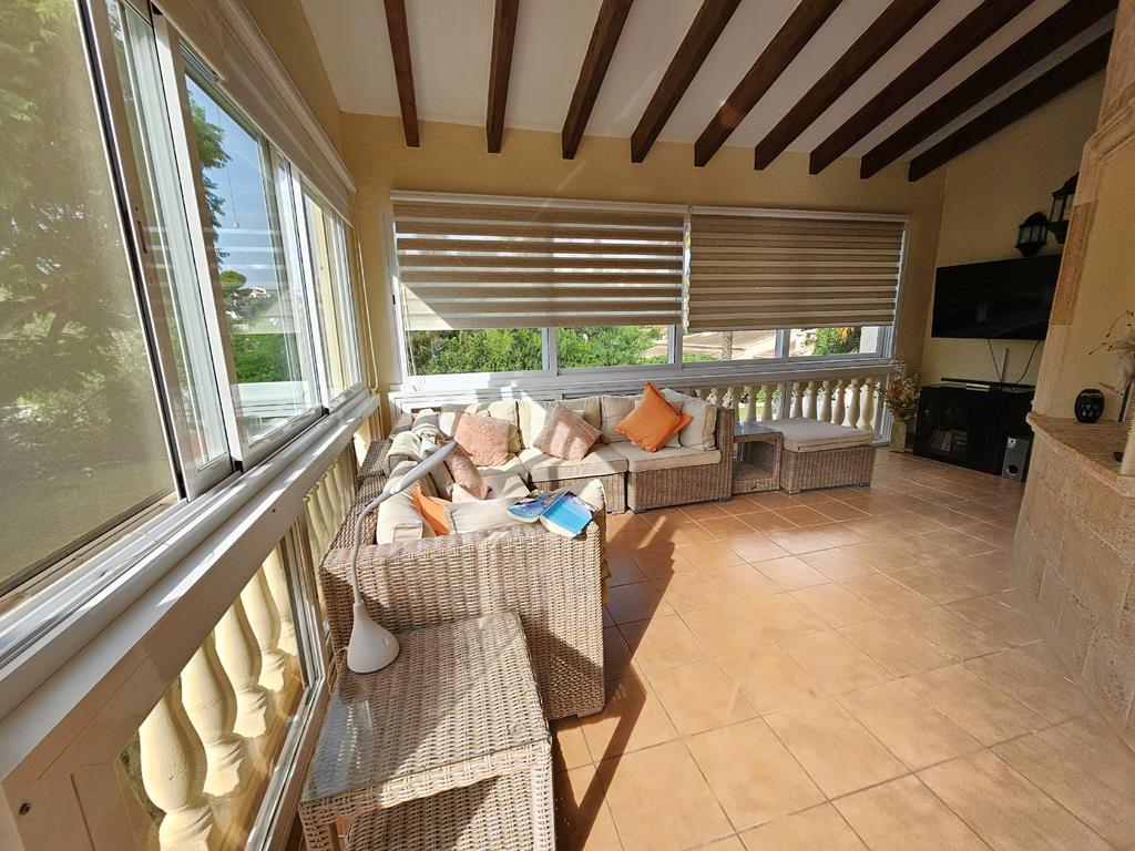 Beglaasde veranda
