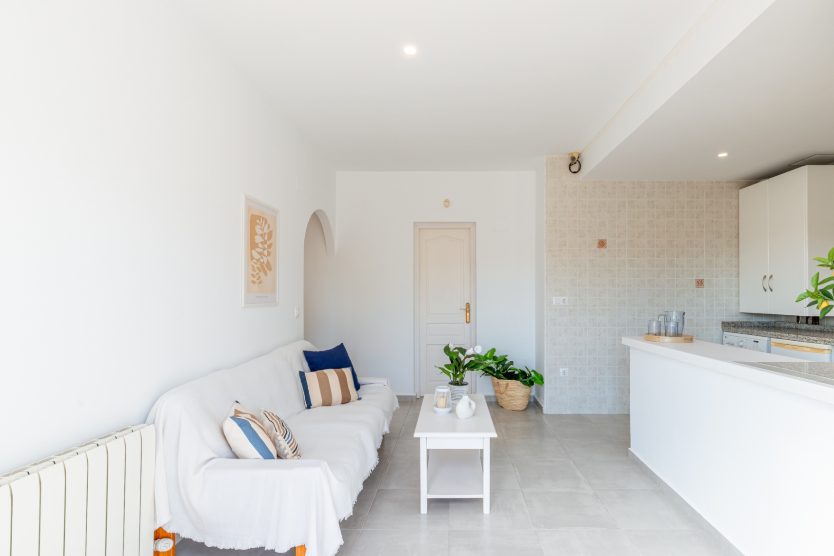 Woonkamer met open keuken