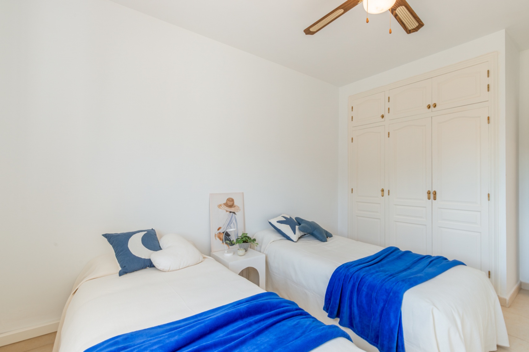 Slaapkamer met inbouwkasten
