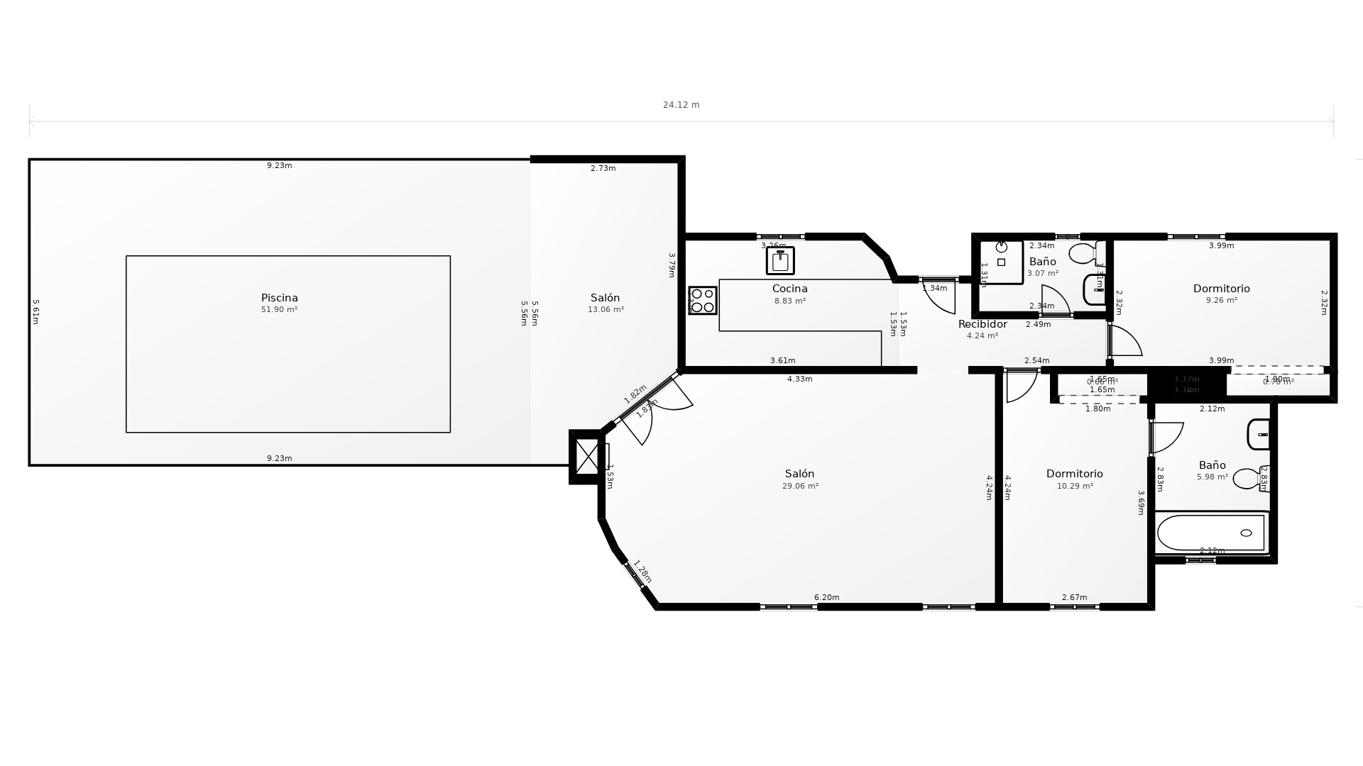 Plattegrond van de woning