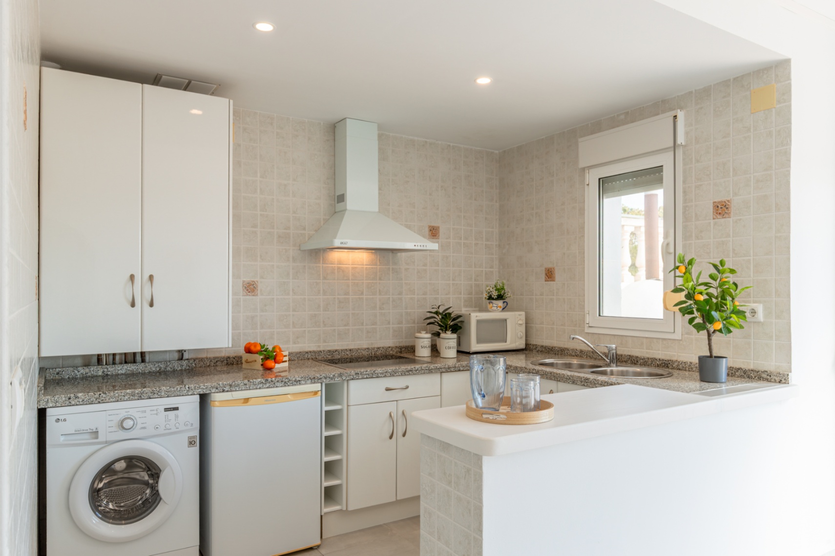 Open keuken met bar