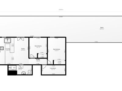 Plattegrond van de woning