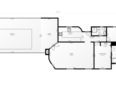 Plattegrond van de woning