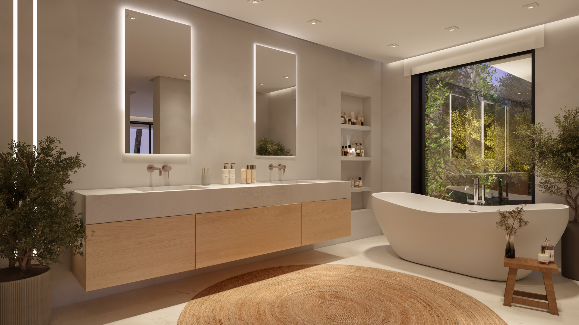En-suite badkamer