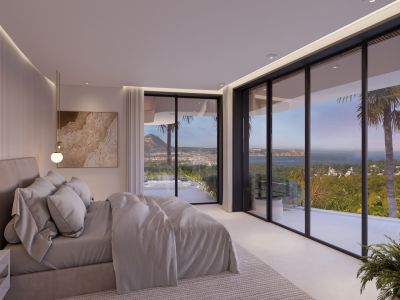 Slaapkamer met zeezicht