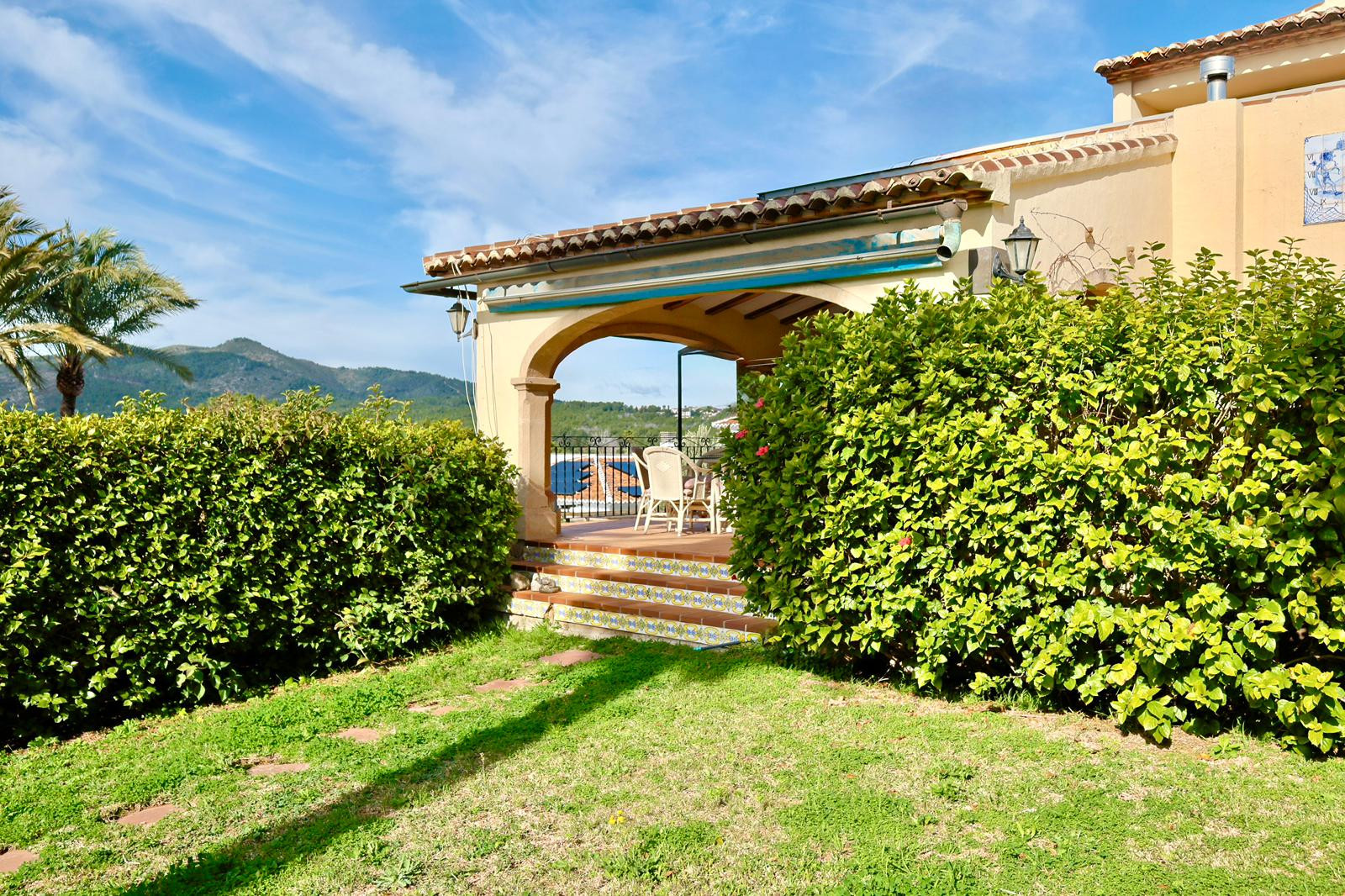 Villa in Jávea bij de Golf Club met vrij uitzicht