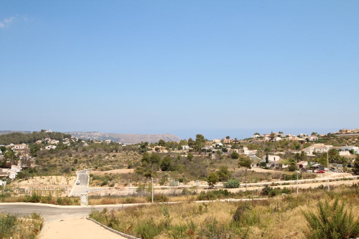 Bouwgronden in Jávea met uitzicht op de bergen bij het natuurpark