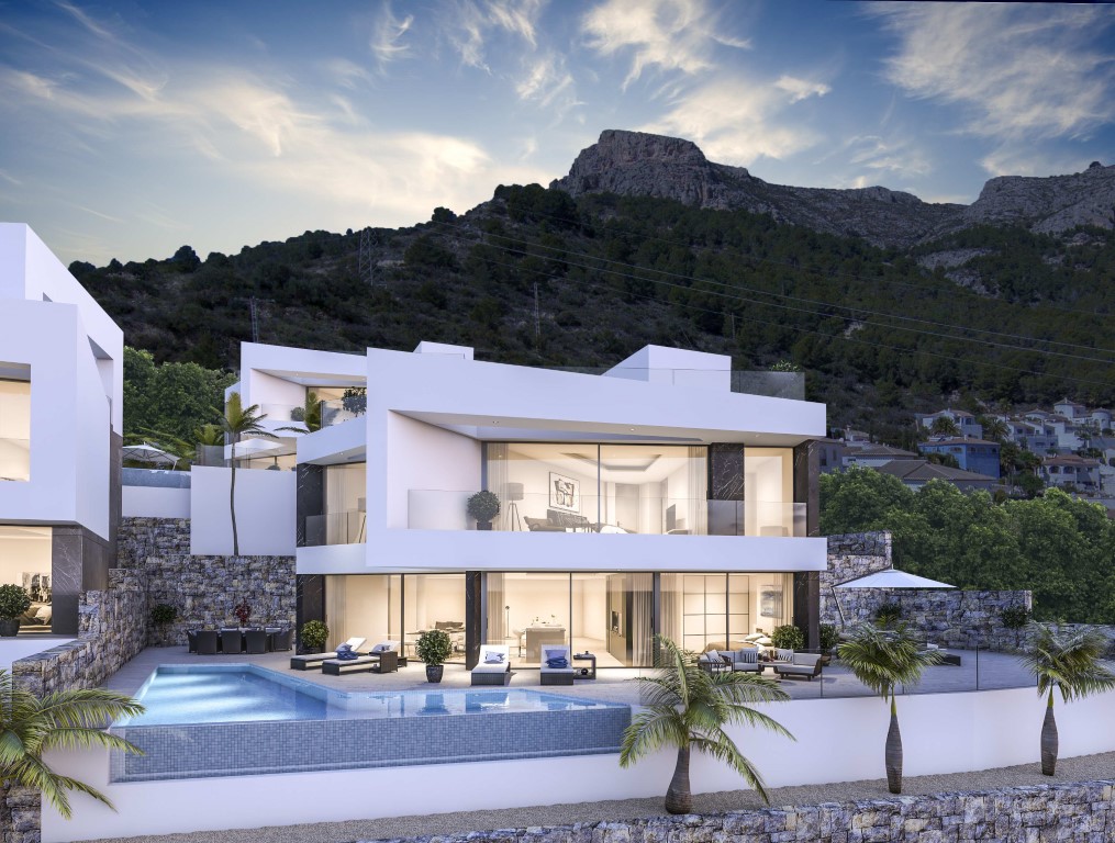 Luxe villa met zeezicht in Calpe