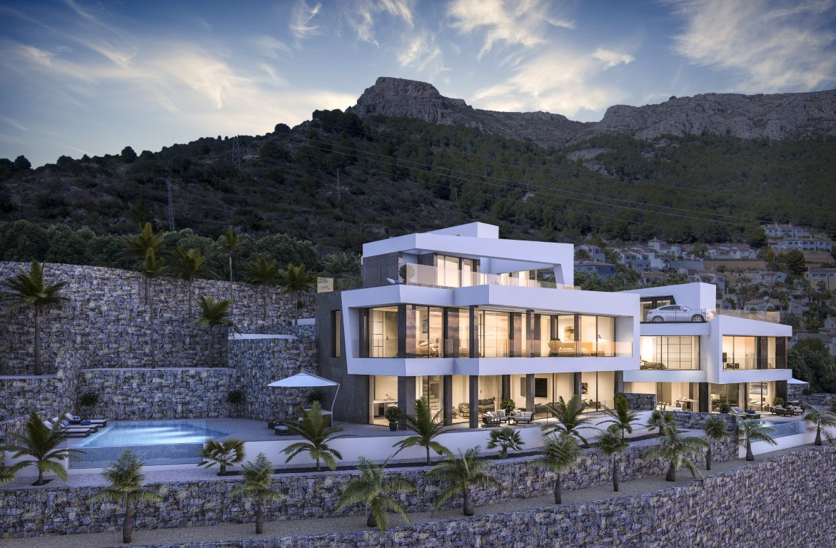 Luxe villa met zeezicht in Calpe