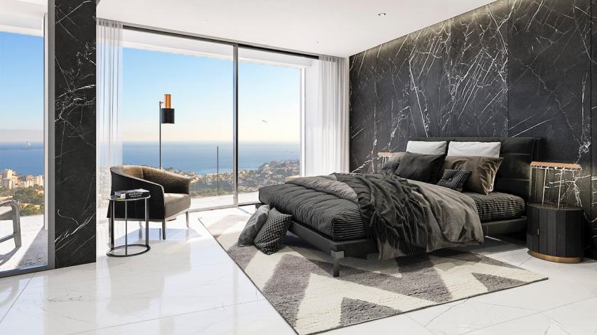 Luxe villa met zeezicht in Calpe