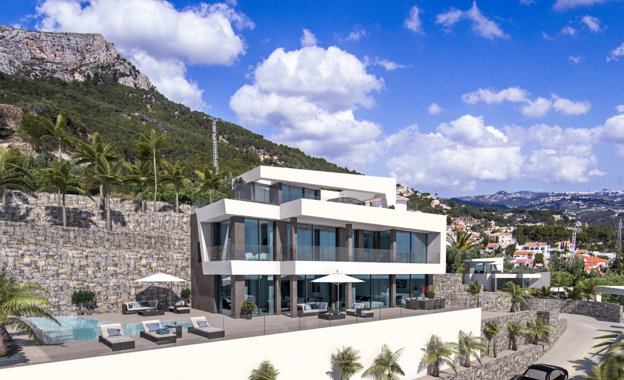 Luxe villa met zeezicht in Calpe