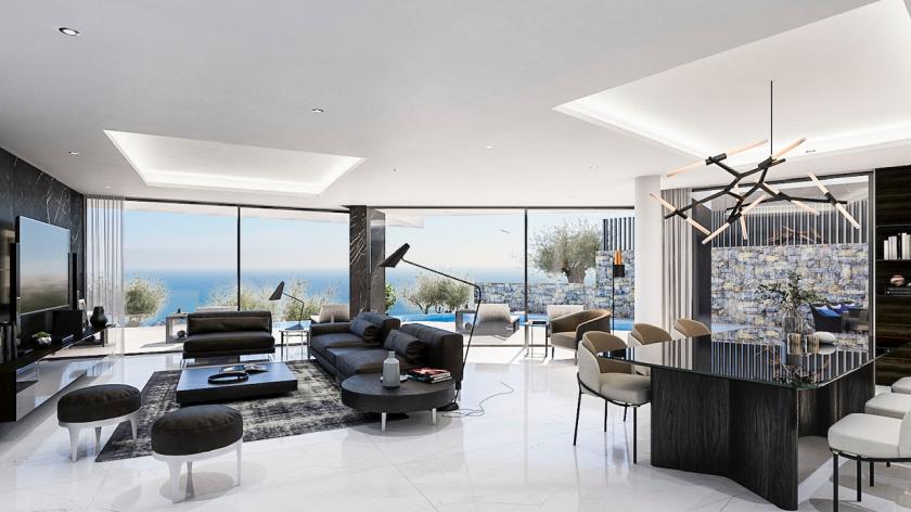 Luxe villa met zeezicht in Calpe