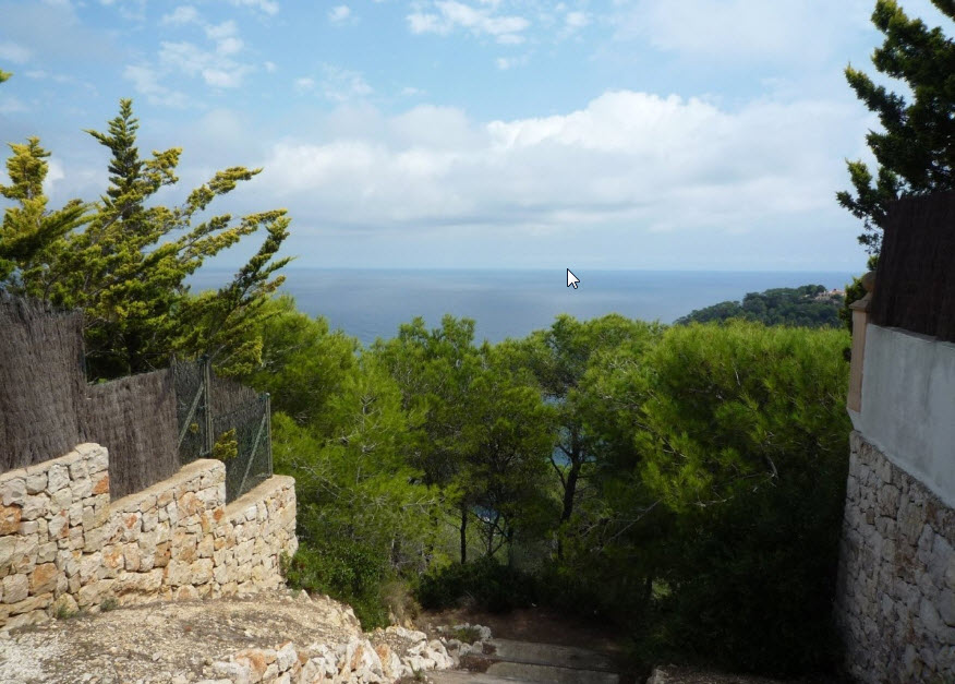 Vlakke bouwpercelen met zeezicht in Jávea
