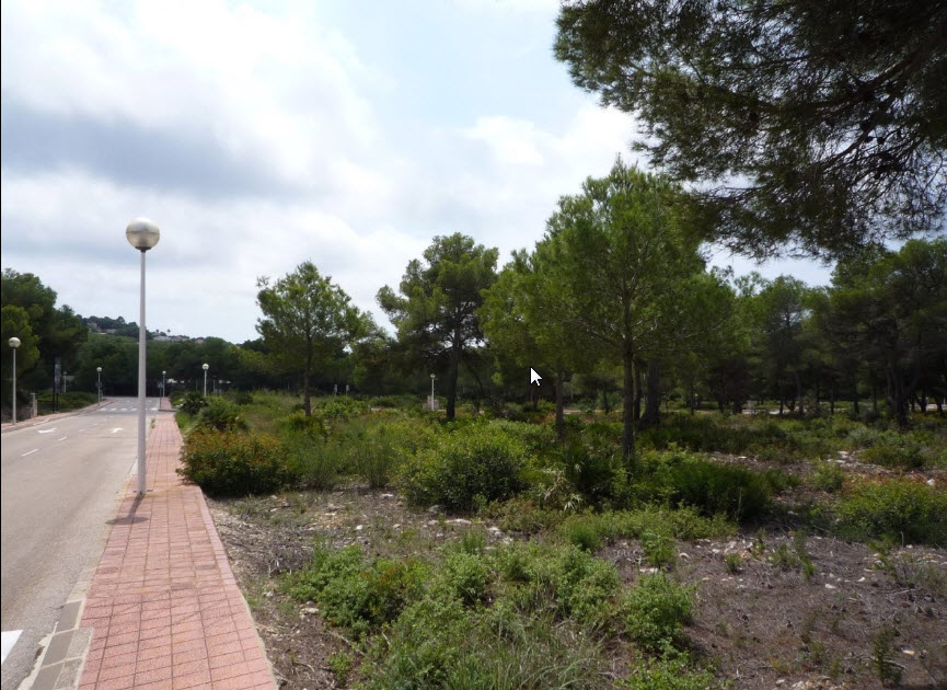 Vlakke bouwpercelen met zeezicht in Jávea
