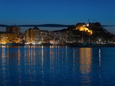 Nachtzicht op Dénia