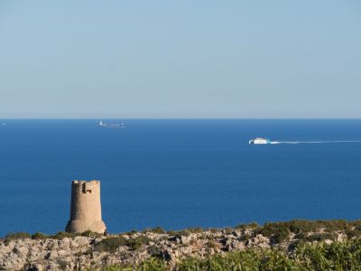 Uitzicht op zee